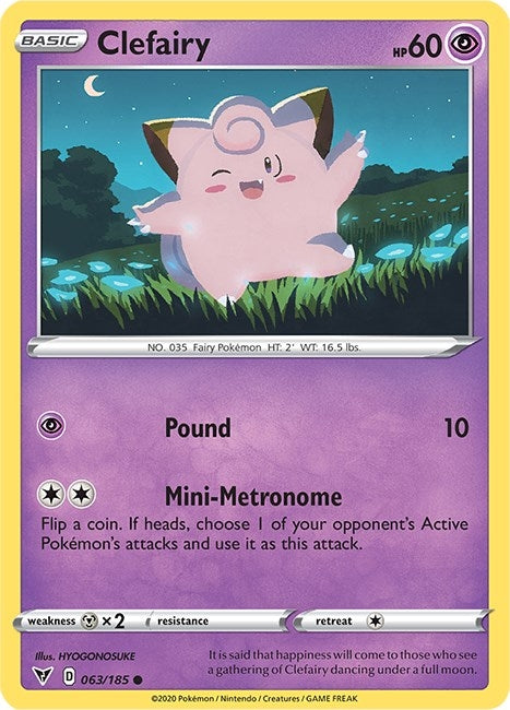 Image for Clefairy (063/185) - Pokemon