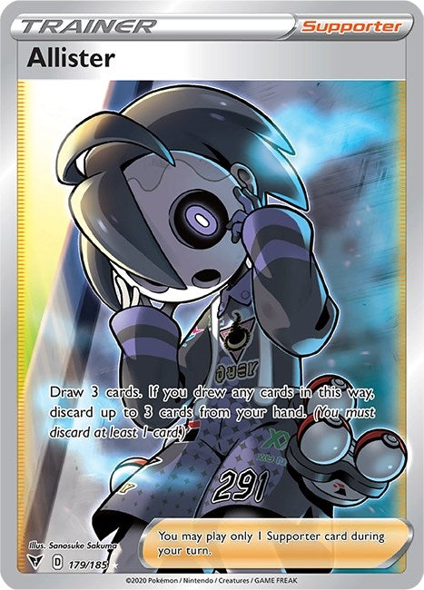 Allister (Full Art) (179/185)