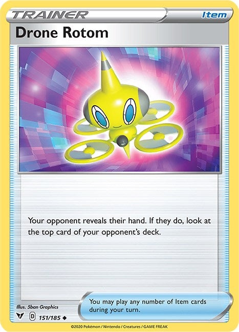 Image for Drone Rotom (151/185) - Pokemon