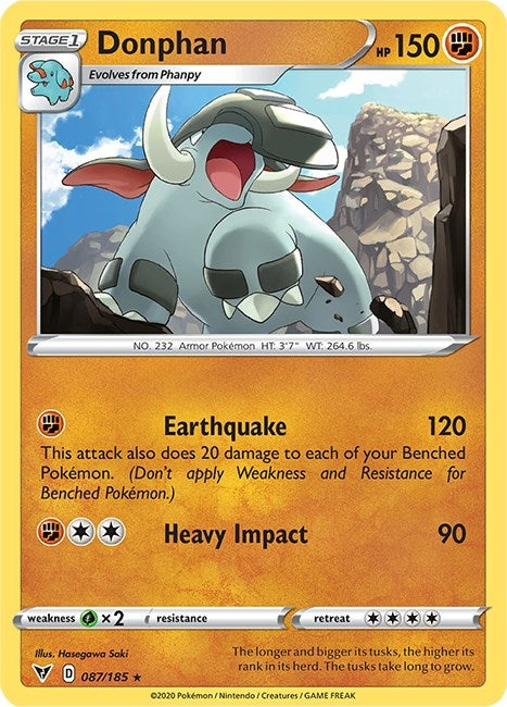 Image for Donphan (087/185) - Pokemon