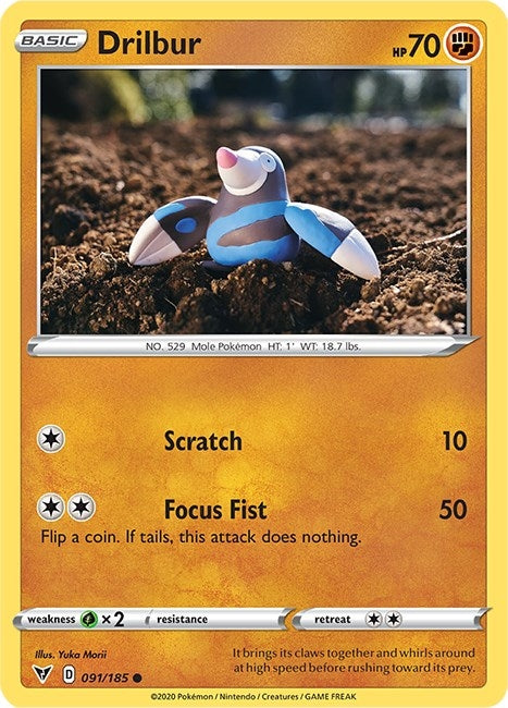 Image for Drilbur (091/185) - Pokemon