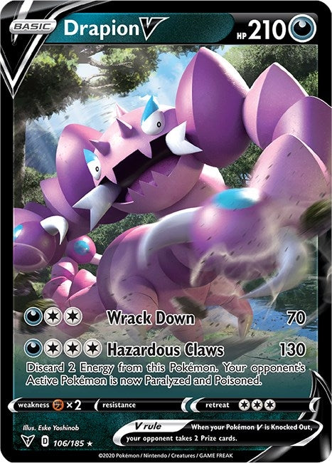Image for Drapion V (106/185) - Pokemon