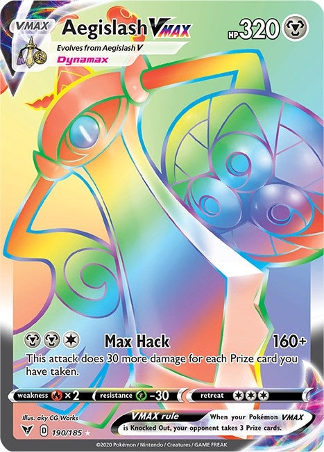 Aegislash VMAX (Secret) (190/185)