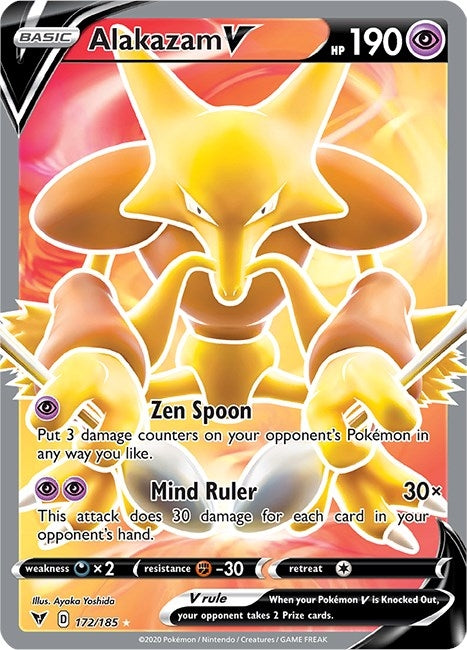 Alakazam V (Full Art) (172/185)