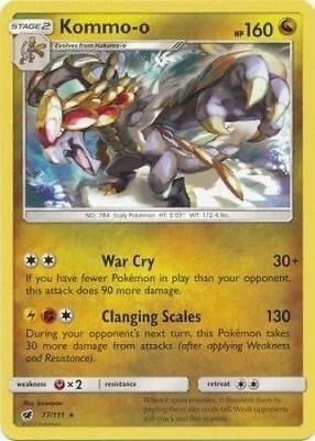 Image for Kommo-o - 77/111 (Cracked Ice Holo) (077/111) - Pokemon