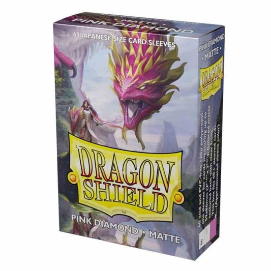 Image for Dragon Shield Matte Japanese Sleeves - Pink Diamond (60-Pack) - Card Sleeves