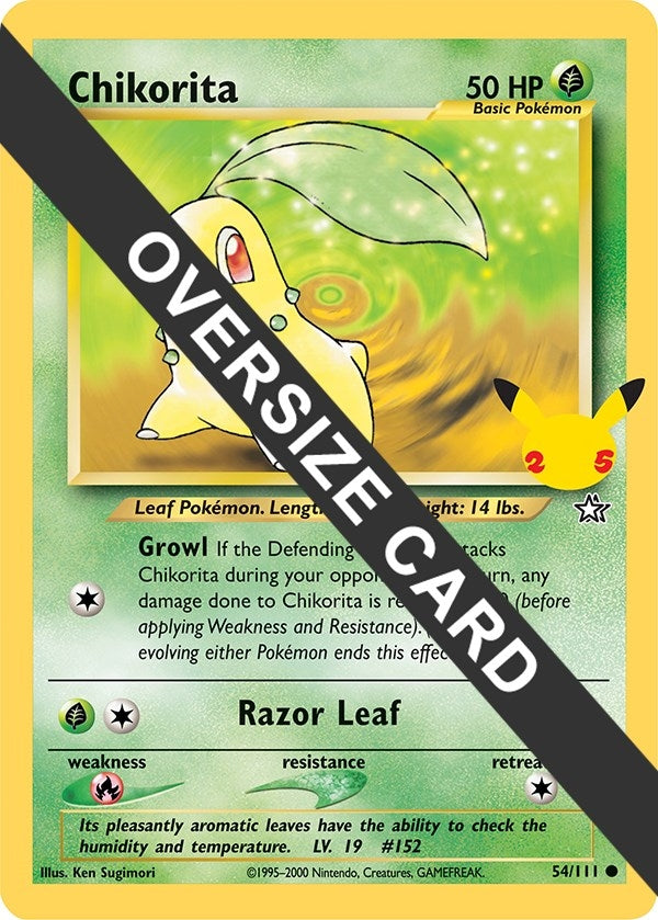 Image for Chikorita (054/111) - Pokemon