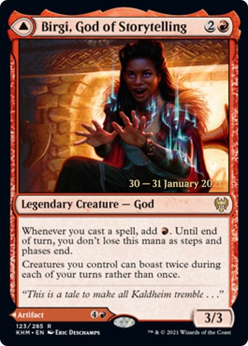 Image for Birgi, God of Storytelling (123) - Magic: The Gathering
