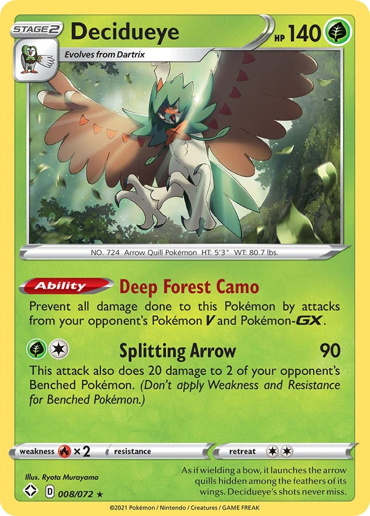 Image for Decidueye (008/072) - Pokemon