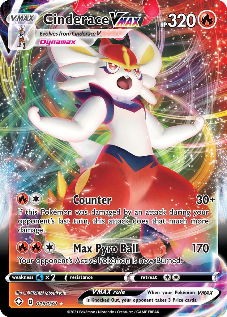 Image for Cinderace VMAX (019/072) - Pokemon