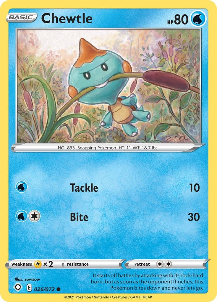 Image for Chewtle (026/072) - Pokemon