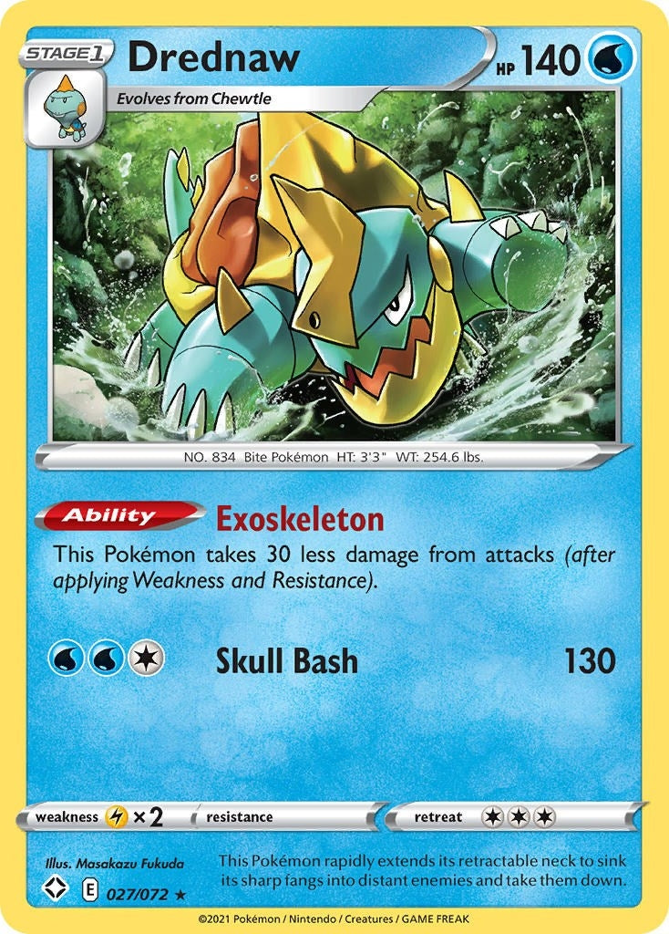 Image for Drednaw (027/072) - Pokemon
