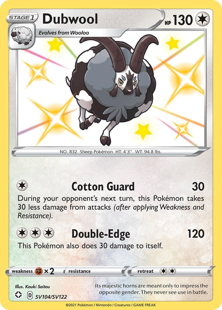 Image for Dubwool (SV104/SV122) - Pokemon