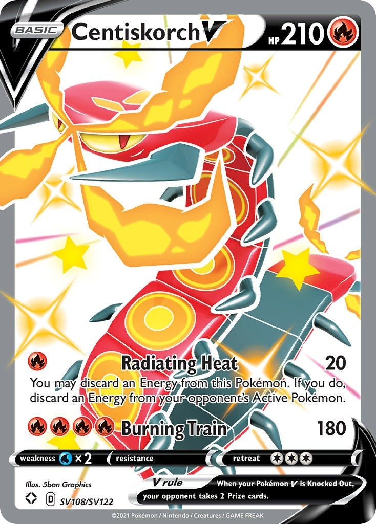 Image for Centiskorch V (SV108/SV122) - Pokemon