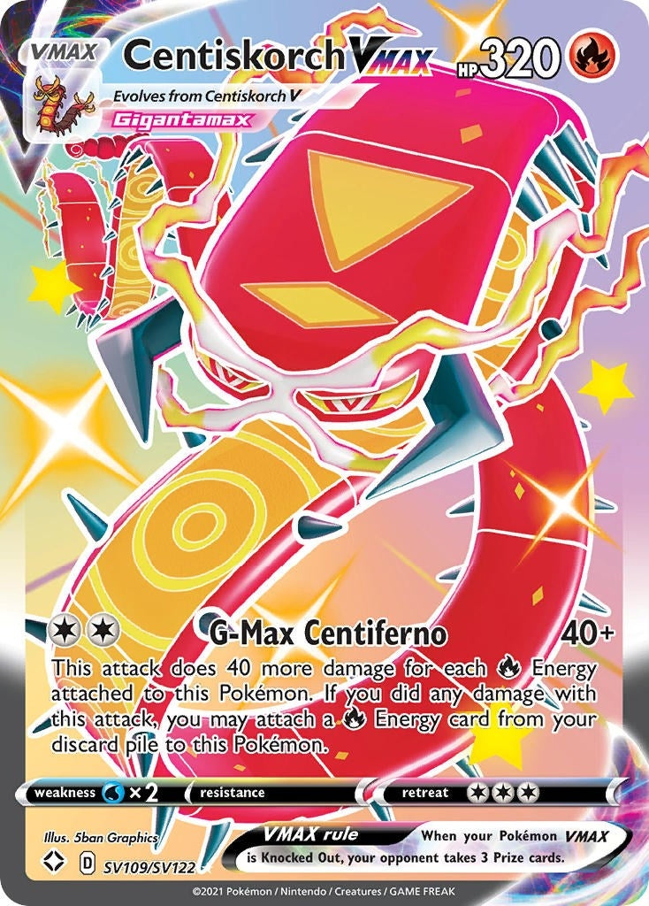 Image for Centiskorch VMAX (SV109/SV122) - Pokemon
