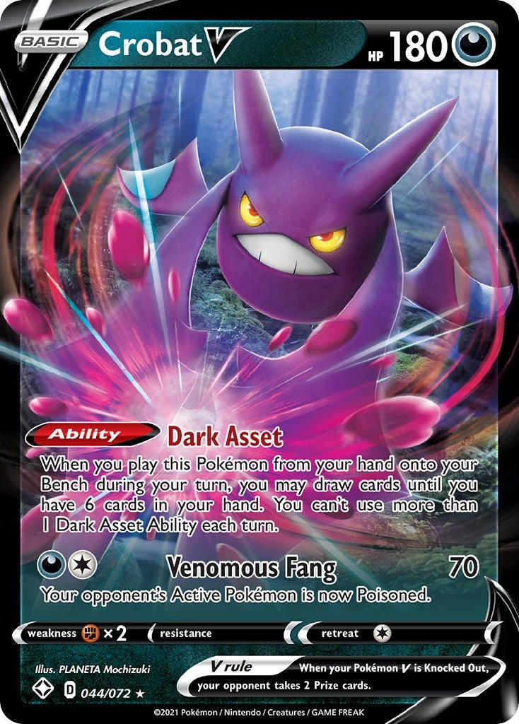 Image for Crobat V (044/072) - Pokemon