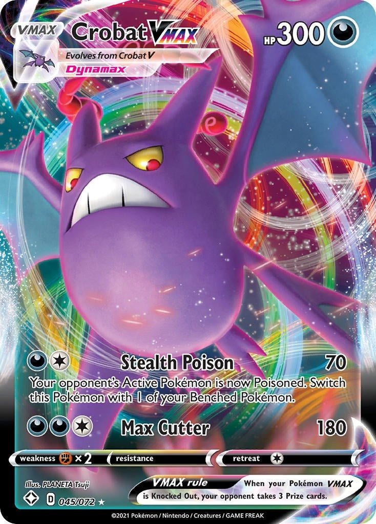 Image for Crobat VMAX (045/072) - Pokemon