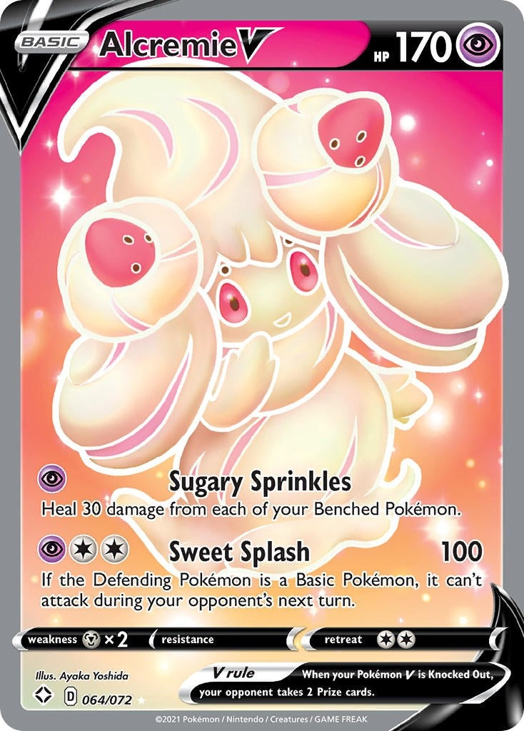 Alcremie V (Full Art) (064/072)