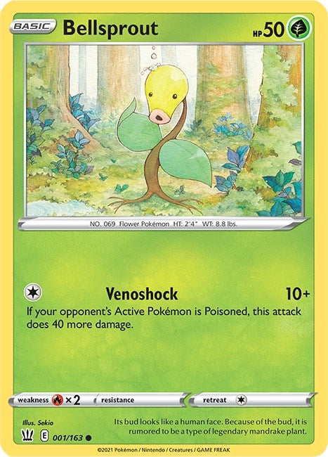 Image for Bellsprout (001/163) - Pokemon