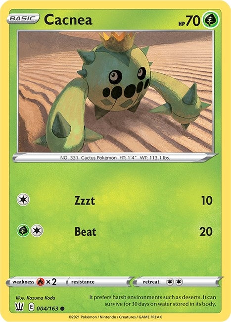 Image for Cacnea (004/163) - Pokemon