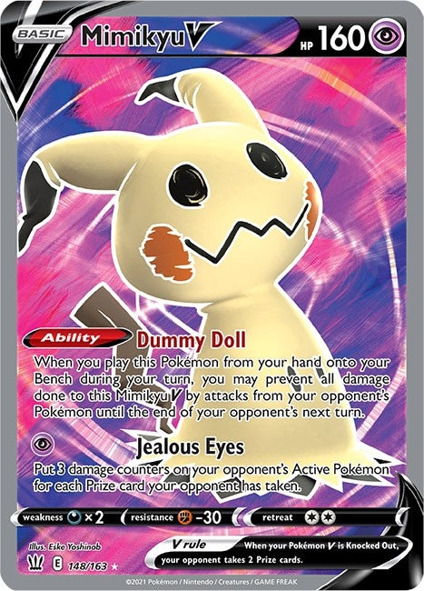 Image for Mimikyu V (Full Art) (148/163) - Pokemon