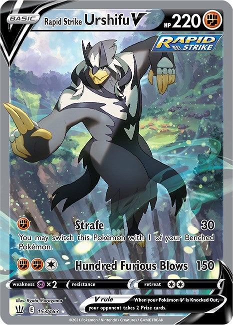 Image for Rapid Strike Urshifu V (Alternate Full Art) (153/163) - Pokemon