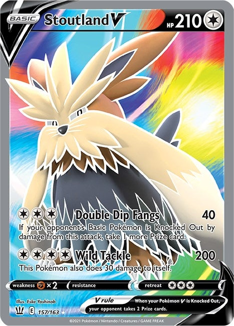 Image for Stoutland V (Full Art) (157/163) - Pokemon