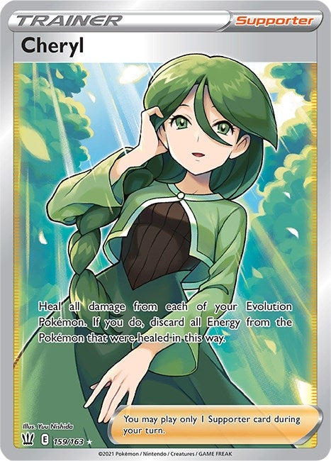 Image for Cheryl (Full Art) (159/163) - Pokemon