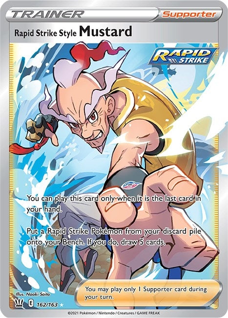 Image for Rapid Strike Style Mustard (Full Art) (162/163) - Pokemon