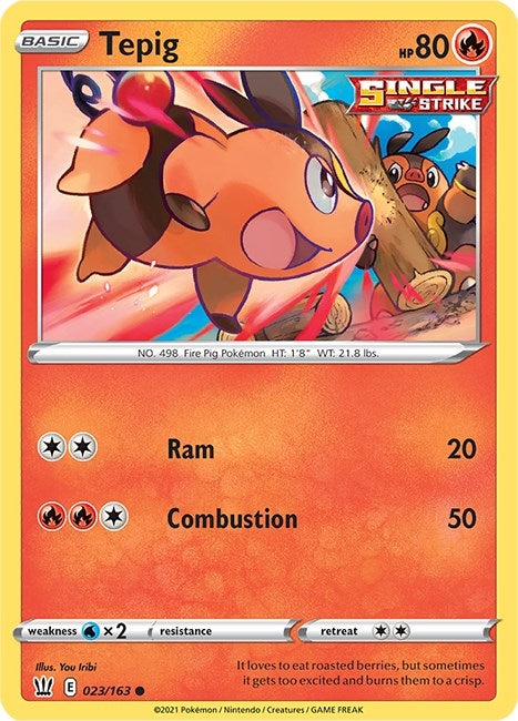 Image for Tepig (023/163) - Pokemon