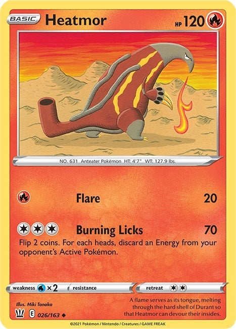 Image for Heatmor (026/163) - Pokemon