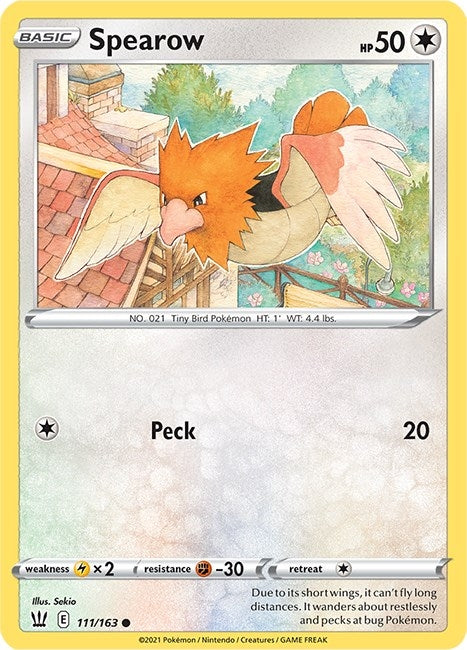 Image for Spearow (111/163) - Pokemon