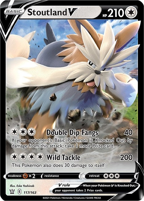 Image for Stoutland V (117/163) - Pokemon