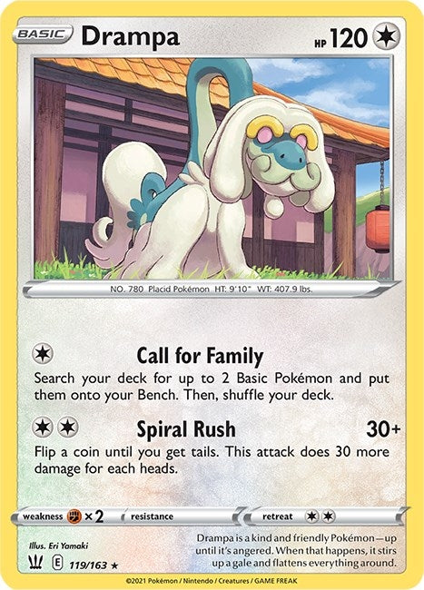 Image for Drampa (119/163) - Pokemon