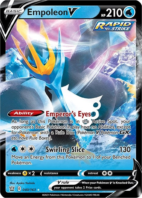 Image for Empoleon V (040/163) - Pokemon