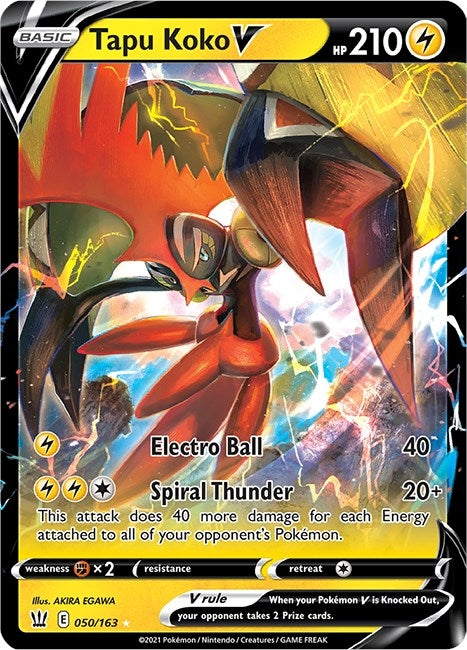 Image for Tapu Koko V (050/163) - Pokemon
