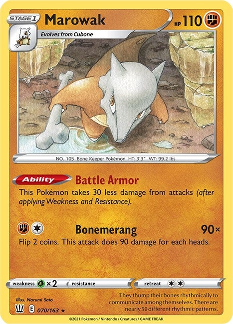 Image for Marowak (070/163) - Pokemon