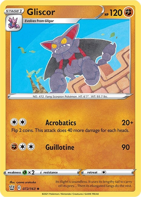 Image for Gliscor (072/163) - Pokemon