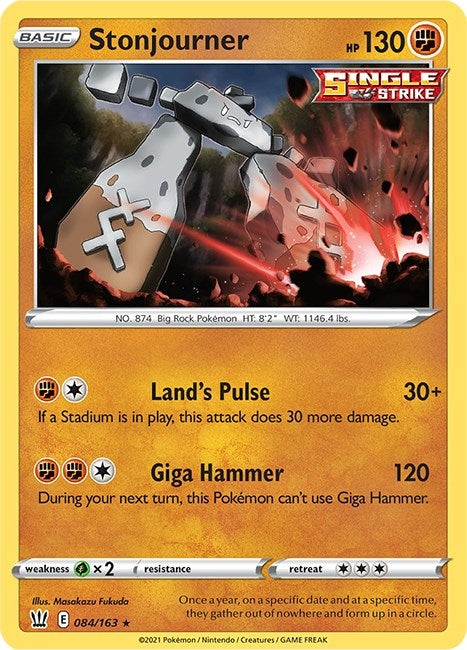 Image for Stonjourner (084/163) - Pokemon