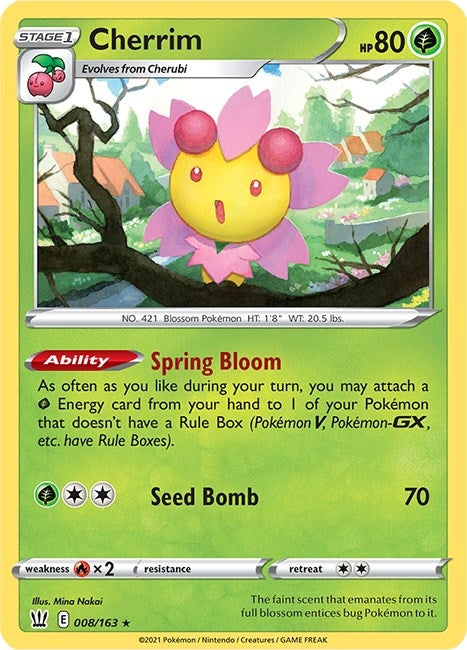 Image for Cherrim (008/163) - Pokemon