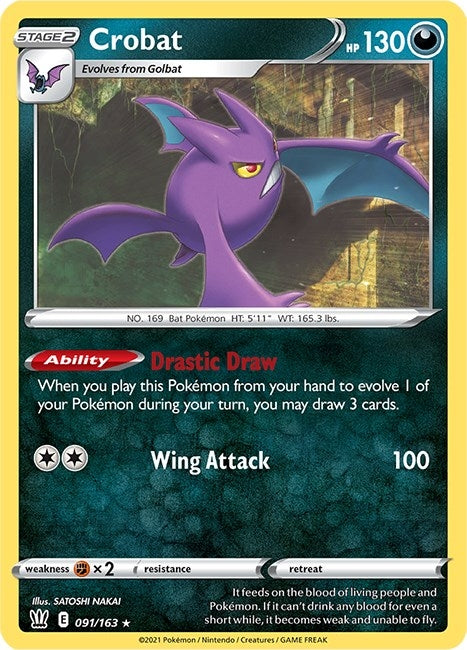 Image for Crobat (091/163) - Pokemon