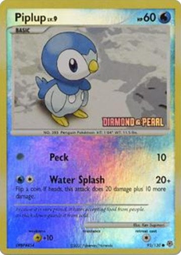 Image for Piplup - 93/130 [Diamond and Pearl] (093/100) - Pokemon