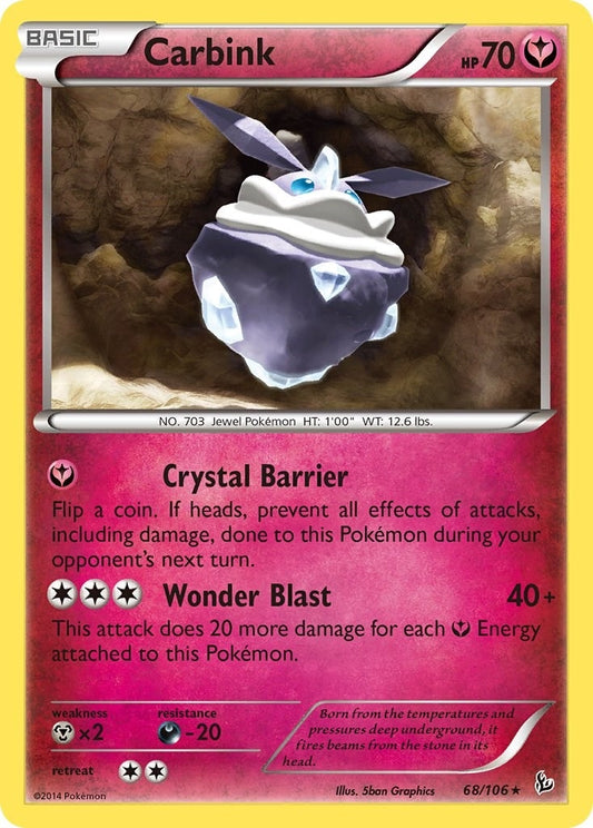 Image for Carbink (068/106) - Pokemon