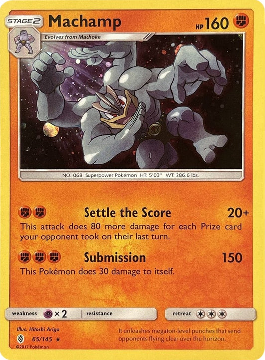 Image for Machamp - 65/145 (Cosmos Holo) (065/145) - Pokemon