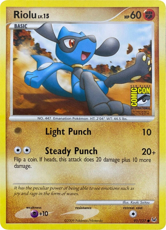 Image for Riolu - 91/127 (SDCC 2009) (091/127) - Pokemon