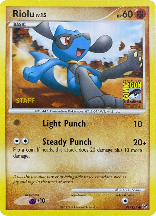 Image for Riolu - 91/127 (SDCC 2009) [Staff] (091/127) - Pokemon