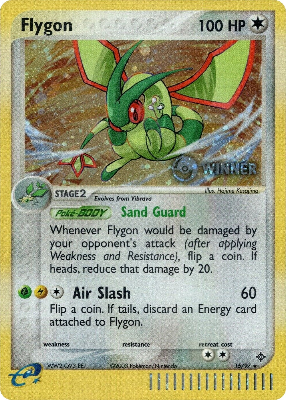 Image for Flygon - 15/97 (Pokemon League) [Winner] (015/097) - Pokemon