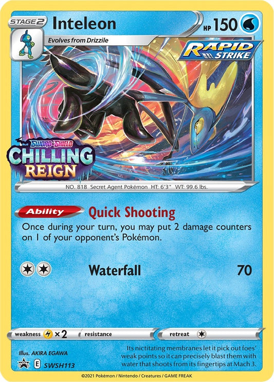 Image for Inteleon - SWSH113 (Prerelease) (SWSH113) - Pokemon