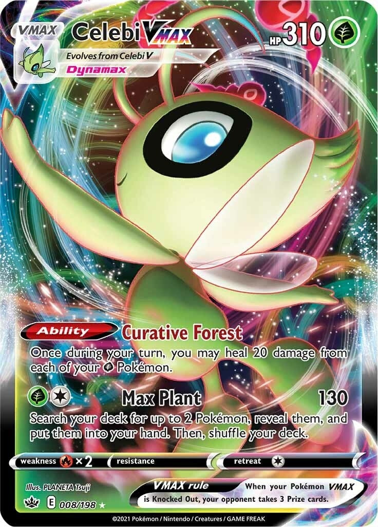 Image for Celebi VMAX (008/198) - Pokemon