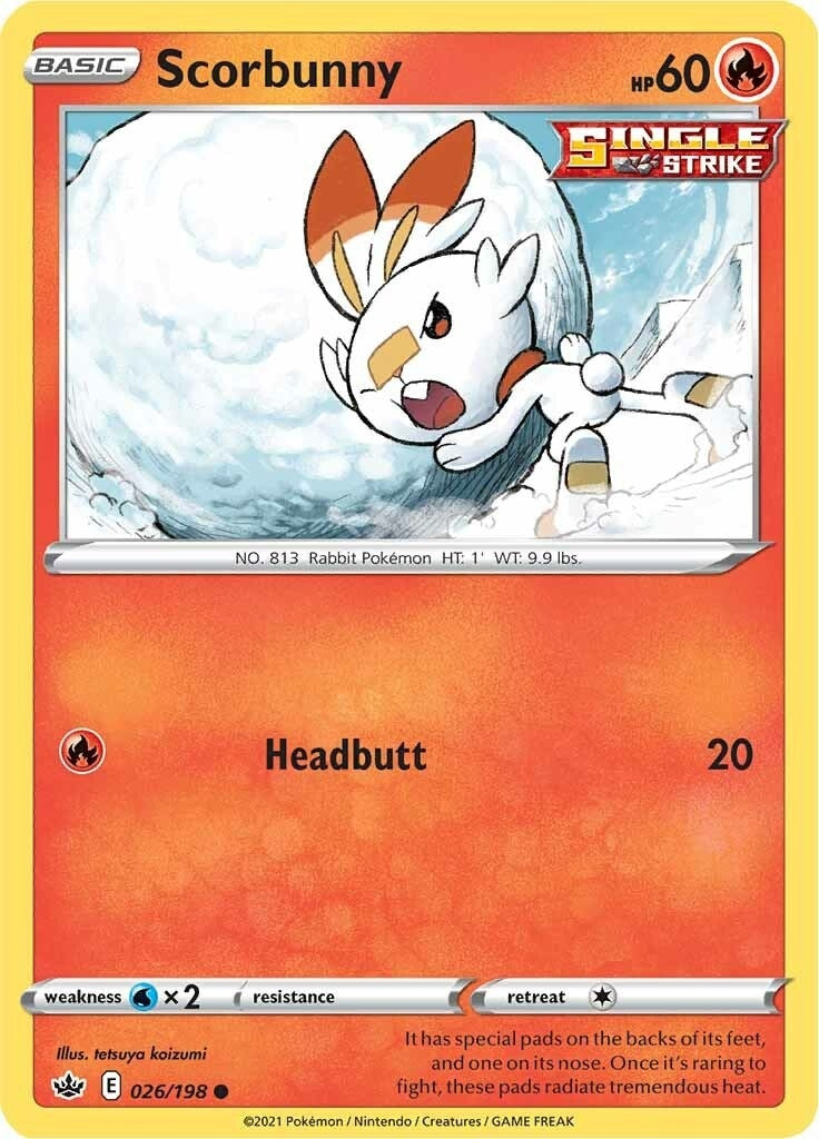 Image for Scorbunny (026/198) - Pokemon